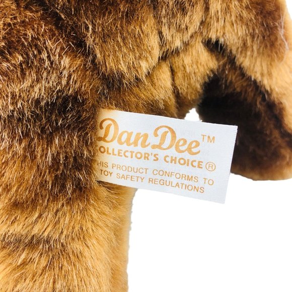 Dan Dee Collector's Choice Brown Teddy Bear Plush 10" Bowtie Ear Hang Tush Tags - Picture 8 of 9